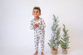 Organic Cotton Baby Toddler Winter Holiday Snowman Pajamas